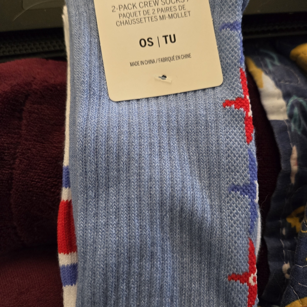 NWT Victoria's Secret PINK 2-Pack of Crew Socks